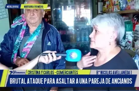 Brutal ataque a pareja de comerciantes en barrio Nicolás Avellaneda I: al señor le cortaron la muñeca con un machete.