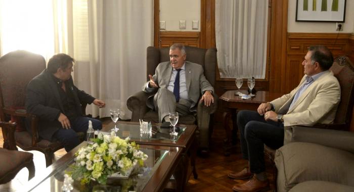 El vicegobernador Osvaldo Jaldo recibió a los intendentes de Las Talitas y de Lules