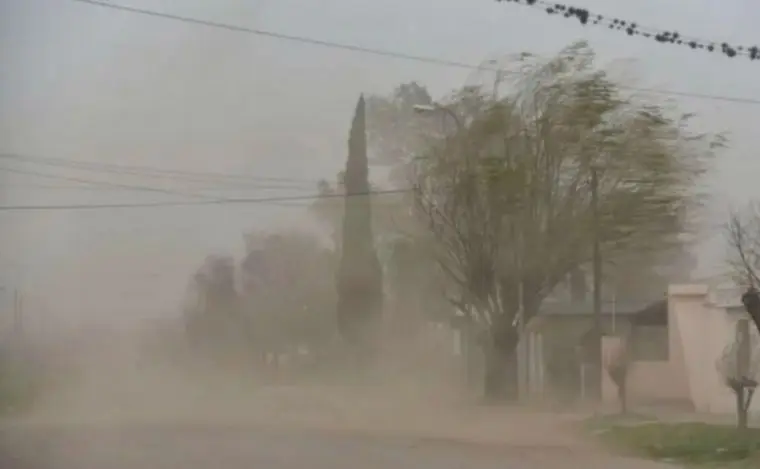  Las provincias que rodean a Tucumán están bajo alerta por vientos fuertes