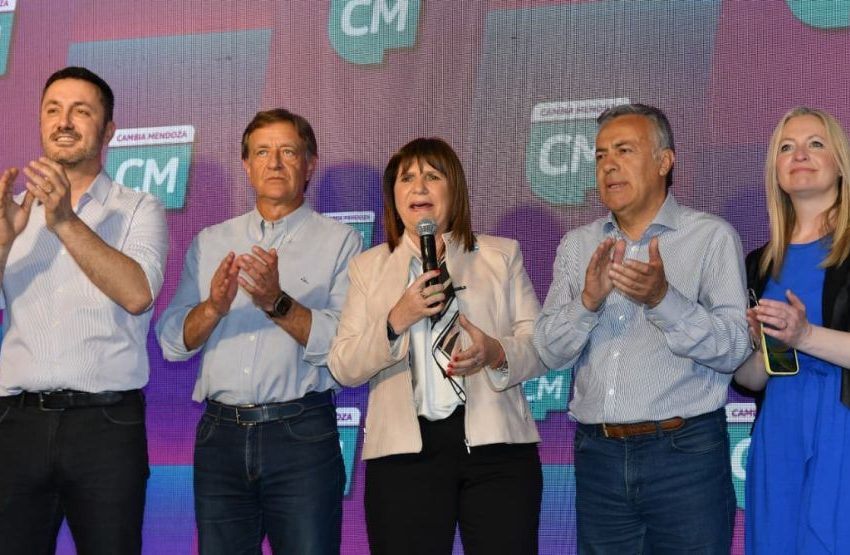  Mendoza: Juntos por el Cambio celebró el triunfo de Cornejo en la provincia