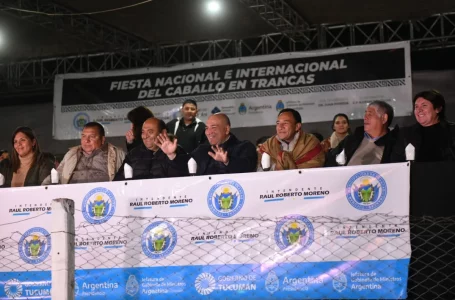Manzur, en Trancas: «Esta es una fiesta que ya excede lo que es Tucumán, es nacional e internacional»