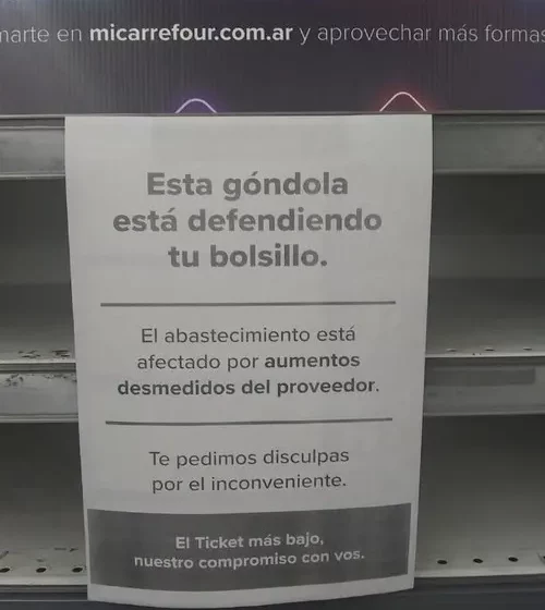  Carrefour, «en huelga» por la inflación: qué pasó en Tucumán