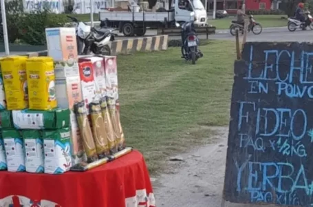 Detuvieron a un vendedor callejero ofreciendo mercadería de Desarrollo Social en Banda del Río Salí