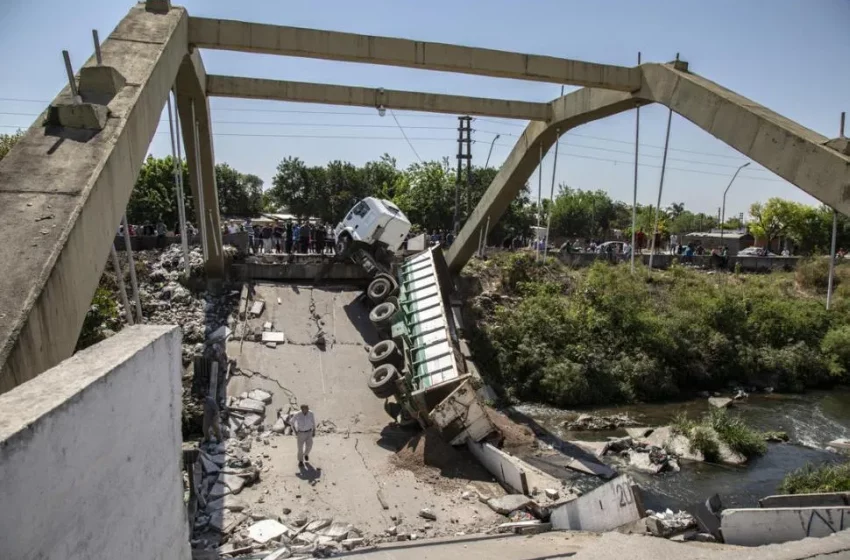  Radicales piden informes por el puente caído de Canal Sur y proponen que se construya uno nuevo