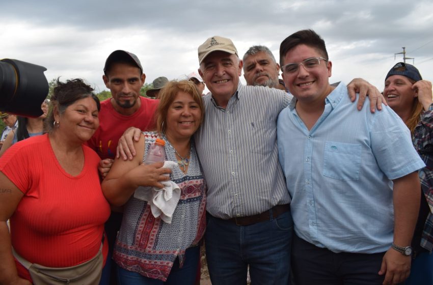  Jaldo en Estación Aráoz: supervisó obras del plan de Recuperación de la Red de Caminos del Interior