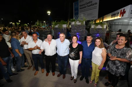 Jaldo inauguró importantes obras en la cuidad de Alderetes