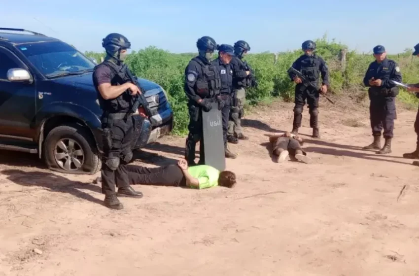  Dos salteños terminaron detenidos tras evadir seis controles de ruta entre Santa Fe y el sur de Santiago del Estero