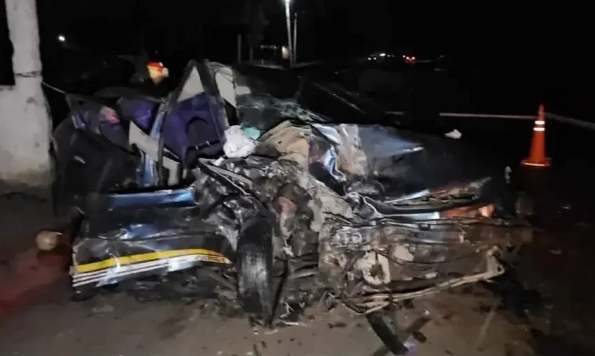  Dos victimas fatales producto de un brutal choque en la ruta 38, a la altura de la Cocha