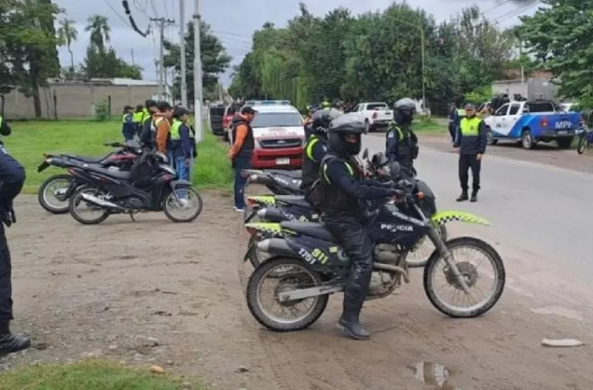  La policía realiza un intenso operativo en la cuidad de Concepción en busca de un joven