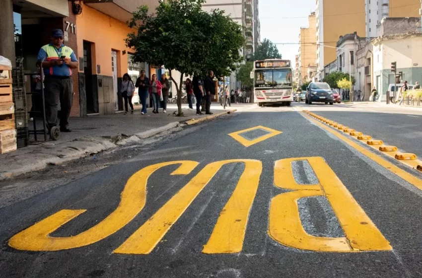  Como funciona el sistema de carriles para los colectivos en el municipio capitalino