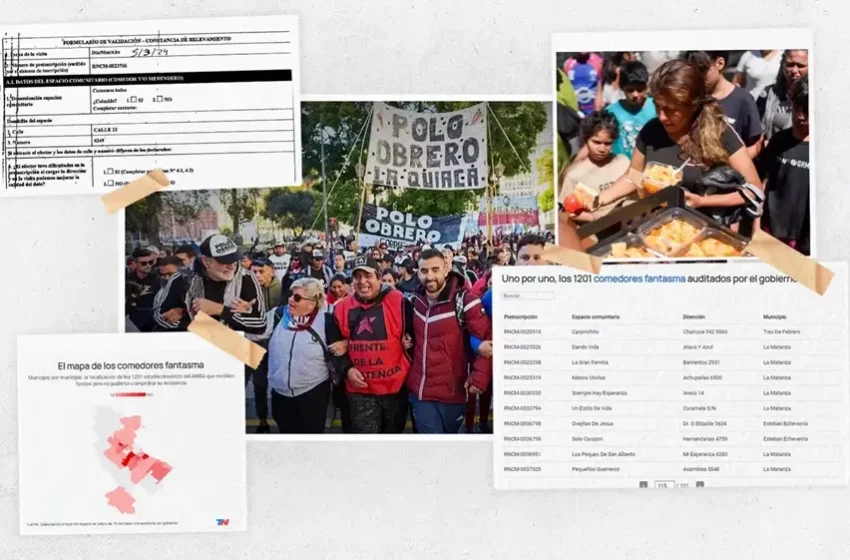  El curro de los comedores fantasmas: más del 80% de los comedores estaban ubicados en municipios dirigidos por peronistas