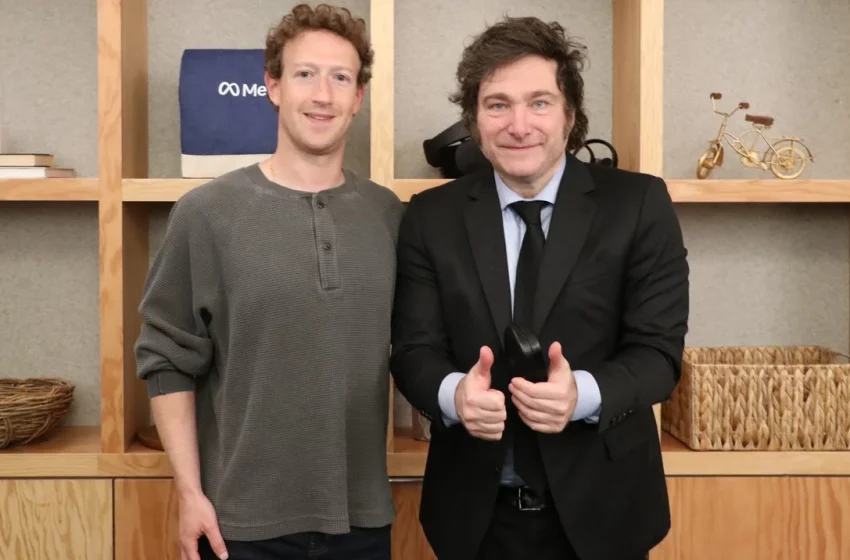  EE.UU: el Presidente Javier Milei se reunió con Zuckerberg y así cerró su viaje a San Francisco