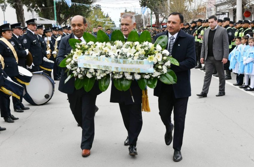  Jaldo participó de los festejos por el Día de la Bandera en Trancas