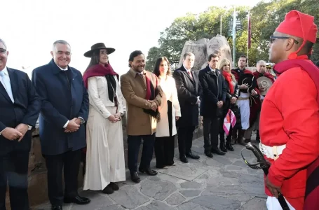 El gobernador de la provincia Jaldo acompañó a Villarruel y Sáenz en los actos en honor al general Güemes en Salta