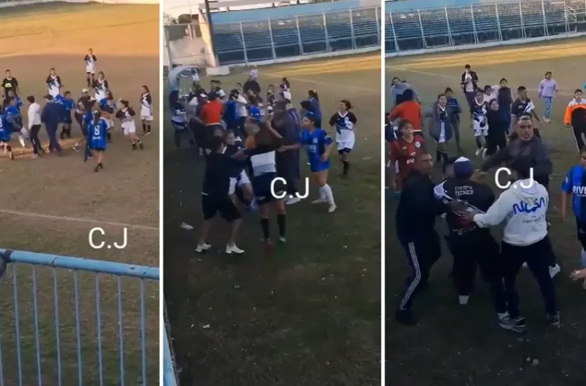  Batalla campal en un partido de la liga femenina en Tucumán