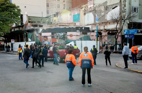 La Municipalidad realiza peritajes para determinar las causas del derrumbe en Barrio Norte