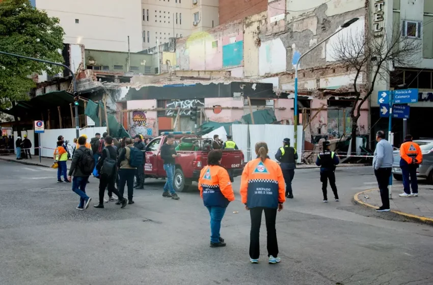  La Municipalidad realiza peritajes para determinar las causas del derrumbe en Barrio Norte