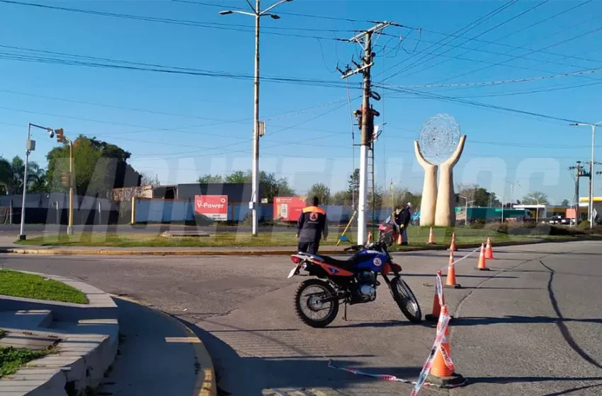  Un siniestro vial dejó sin luz por horas a un sector de Monteros