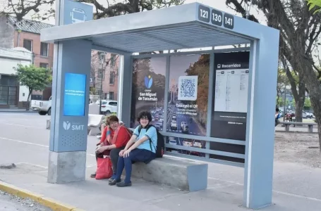 La Capital tucumana estrena nuevas paradas de colectivos y anuncia la instalación de ciclovías