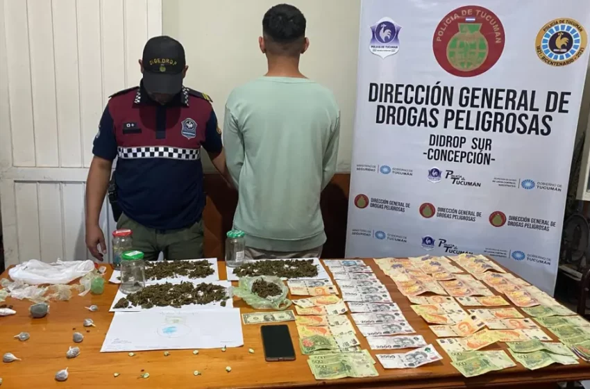  Operativo de la Didrop Sur desmantela red de narcotráfico en Juan Bautista Alberdi