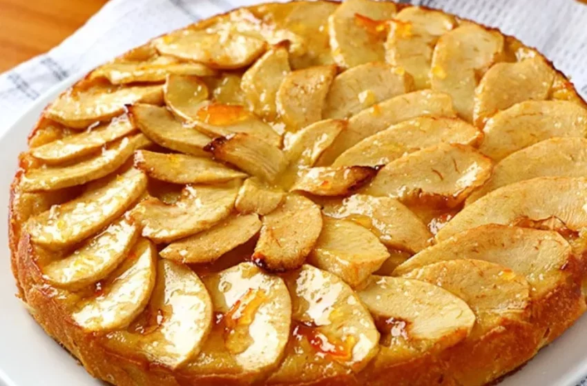  Tarta de manzana con 1 huevo y 1 manzana: un clásico para acompañar el mate