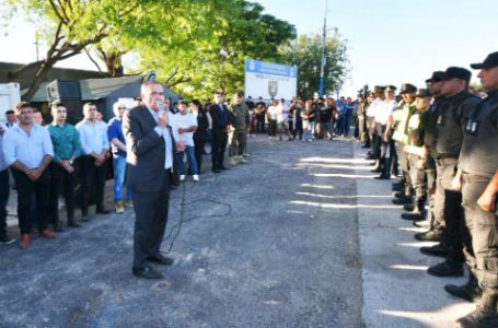 7 de abril: Jaldo inauguró el renovado destacamento policial