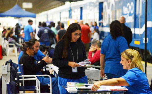  Los tucumanos destacan los servicios del Tren Sociosanitario