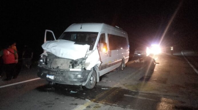  Trafic chocó contra una vaca