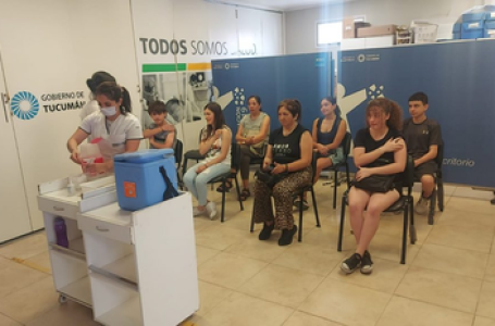 Dengue: importante jornada de vacunación en toda la provincia