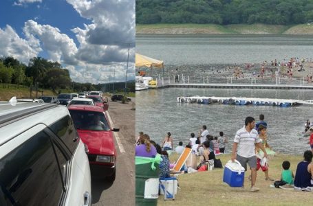 Aluvión de visitantes en El Cadillal en Navidad: el ministro Darío Monteros anuncia importantes obras para la villa veraniega