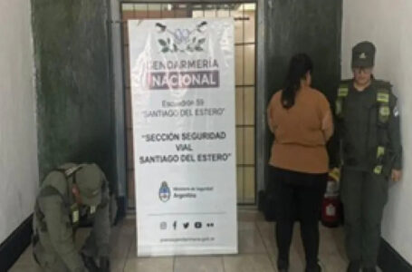 Gendarmería detuvo en Santiago del Estero a una mujer que llevaba droga oculta en juguetes a boro de un tour de contrabando