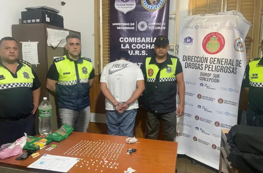  Quiso pasar droga para su cuñado preso pero lo descubrieron y terminó haciéndole compañía