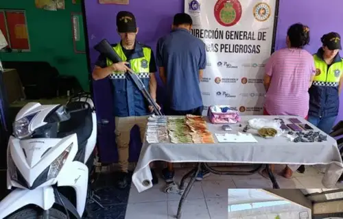  Barrio Independencia: matrimonio detenido con drogas para la venta