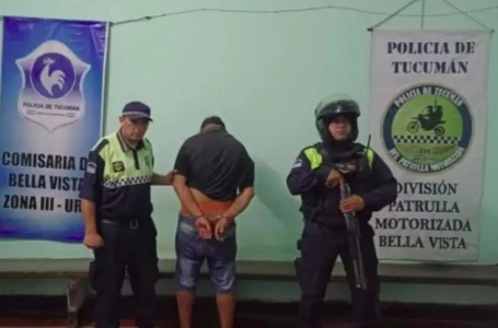 Bella Vista: aprehendido por robar un celular y agredir a policías