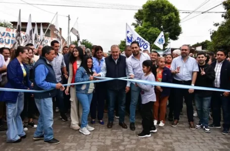 Jaldo inauguró obras de infraestructura en Acheral dentro del Plan Independencia