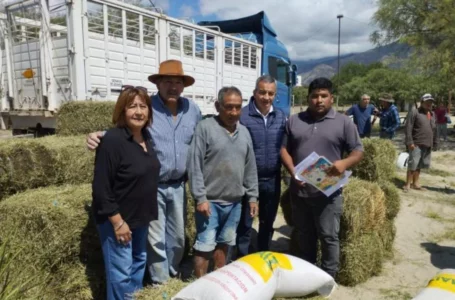 El Gobierno entregó alimentos para productores afectados por las inundaciones