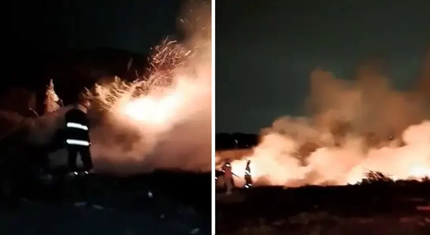 Se desató un incendio en el Parque Ambiental de Tafí del Valle