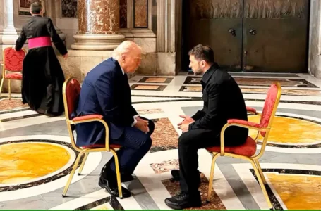 Histórico encuentro entre Trump y Zelensky en el Vaticano