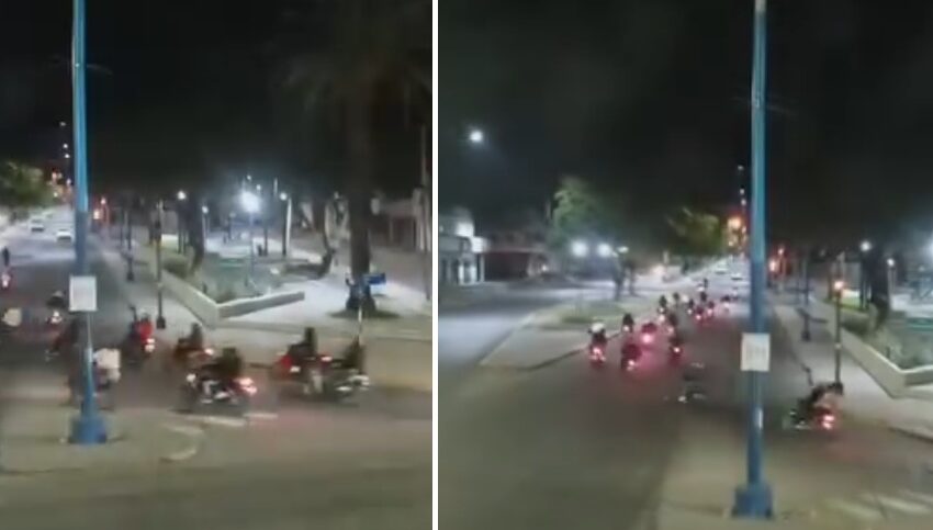La Policía detuvo picadas clandestinas en plena madrugada en avenida Roca y Alem