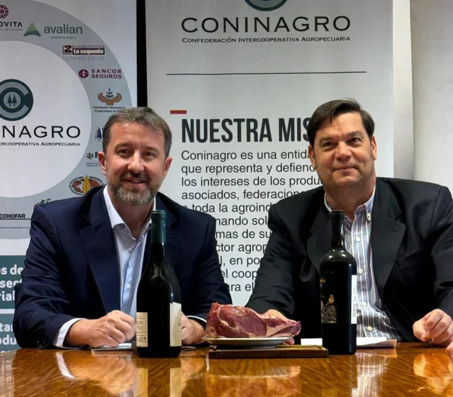 Productores de carne vacuna y de vinos unen fuerzas para promocionar ambos productos claves en el exterior