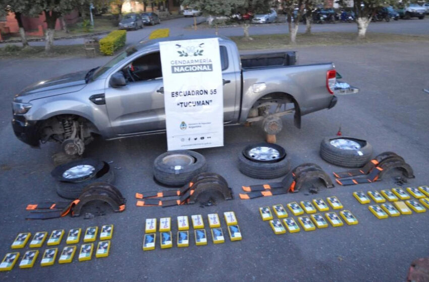 Camionetas idénticas y la misma modalidad: que hay detrás del hallazgo de droga en neumáticos