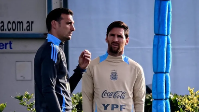 Con Messi de arranque, la Selección Argentina se prepara para enfrentar a Colombia en el Monumental
