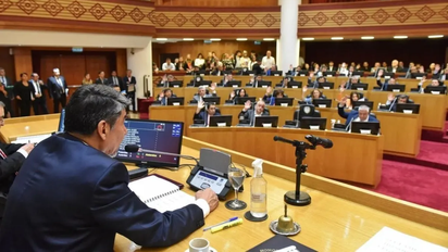 Sesión extraordinaria en la Legislatura por la intervención del municipio de Alberdi