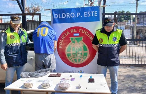 Banda del Río Salí: lo detienen porque manejaba fumando un porro y le descubren más de un kilo de marihuana en el auto