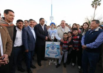 Jaldo inauguró obras de infraestructura y seguridad en Estación Aráoz y Tacanas