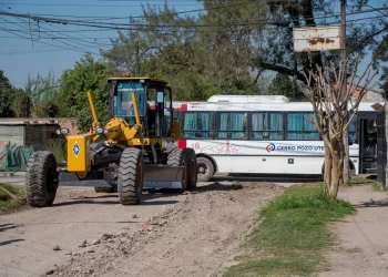 La Municipalidad inició obras de pavimentación en el barrio Santa Marta