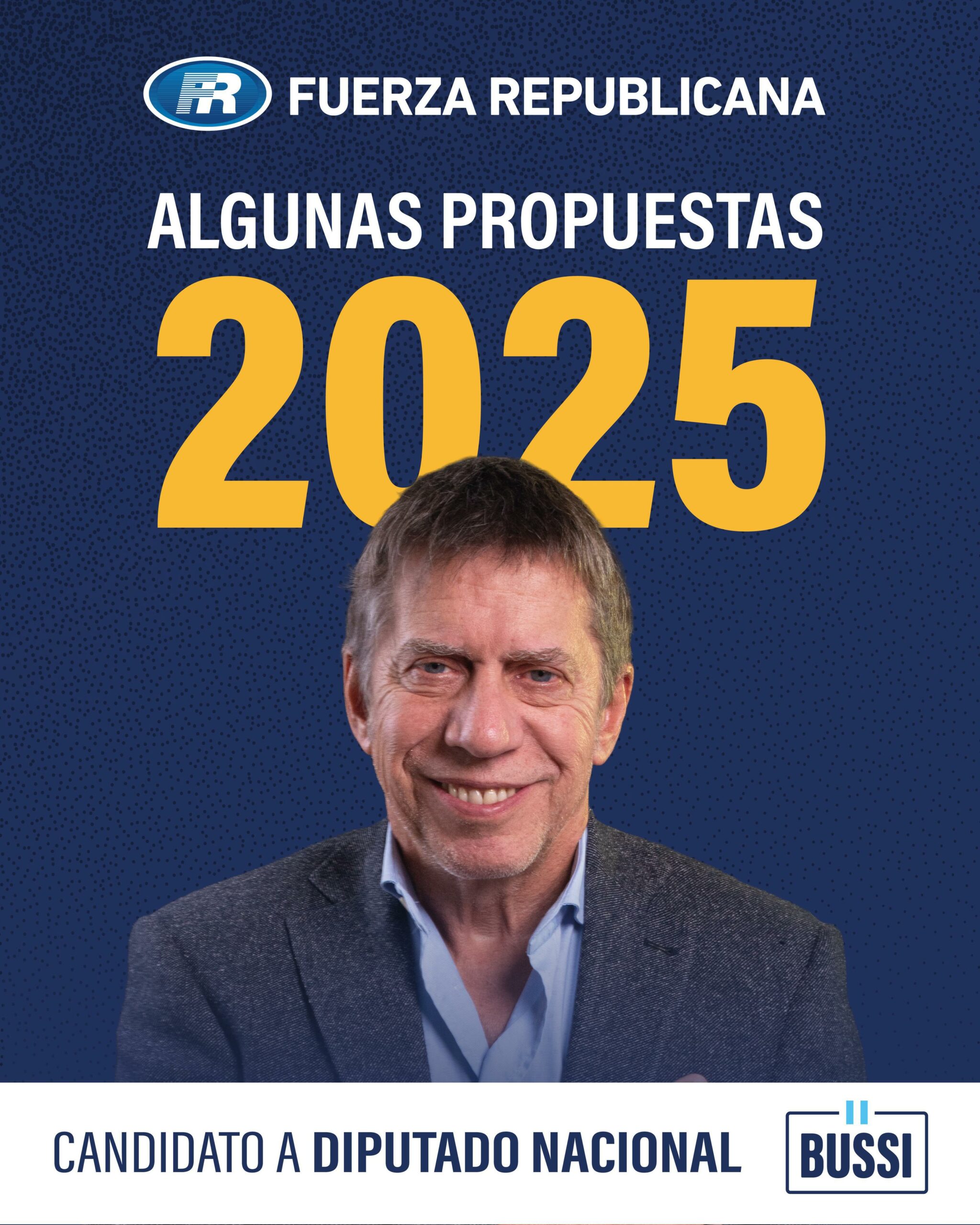 Ricardo Bussi presentó sus propuestas 2025 como candidato a Diputado Nacional