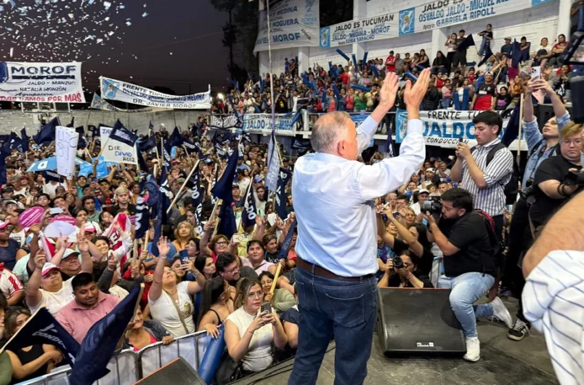 San Cayetano: Jaldo presagió un triunfo contundente del peronismo en Tucumán