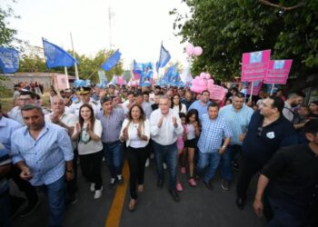Acevedo y Jaldo recorrieron obras en Los Ralos y apuntaron contra los recortes nacionales