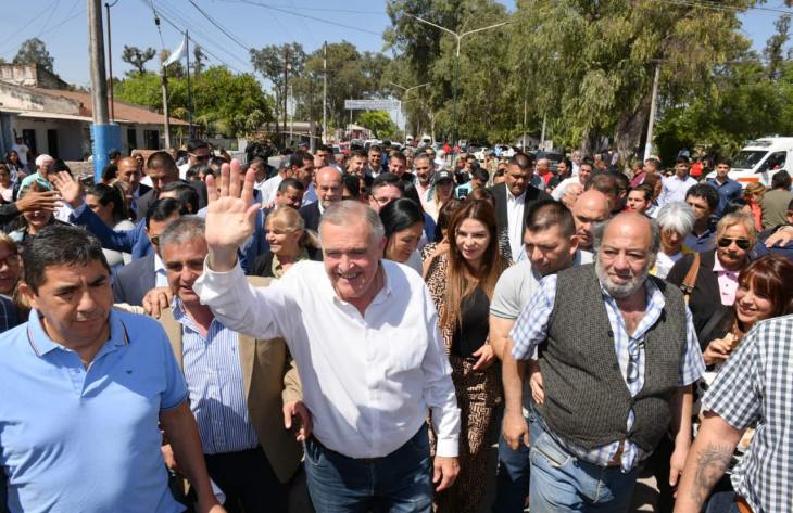 Jaldo recorrió obras de infraestructura en San Andrés y destacó la inversión provincial en las comunas